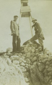 William B. Dinsmoor with the Secretary of the School, Cyrus Ashton Sanborn, at Ptoon, 1911