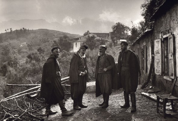 Cretan men in the 1920s. Photo by Fred Boissonas 