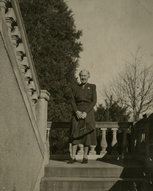 Ida Thallon Hill shortly before her death (ASCSA Archives, Ida Thallon Hill Papers)