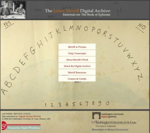 Merrill's papers in the Washington University of Saint Louis