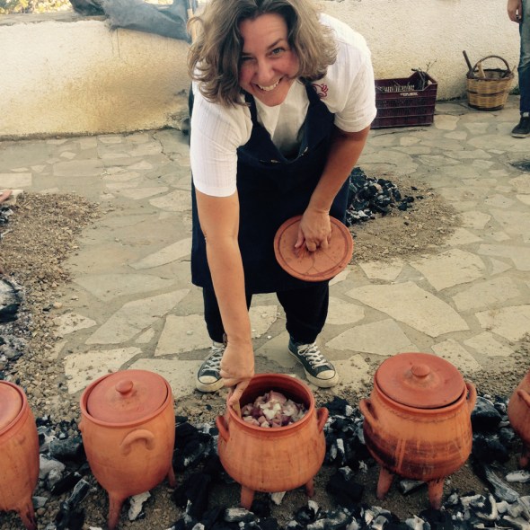 Jerolyn Morrison of Minoan Tastes in action