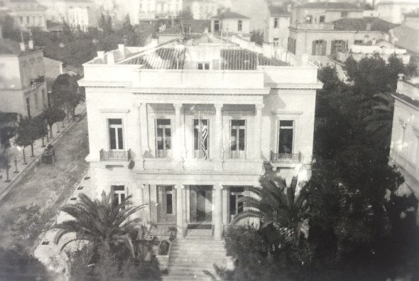 The headquarters of the American REd Cross in Athens, 1918-1920