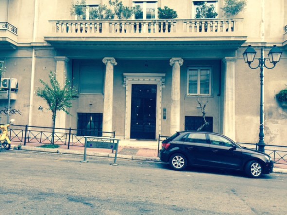 The apartment building on 2 Koumbari. Photo: Natalia Vogeikoff-Brogan