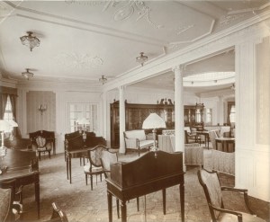 The interior of Lusitania