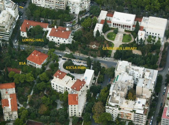 The British School of Athens and the American School of Classical Studies at Athens in 2007. 