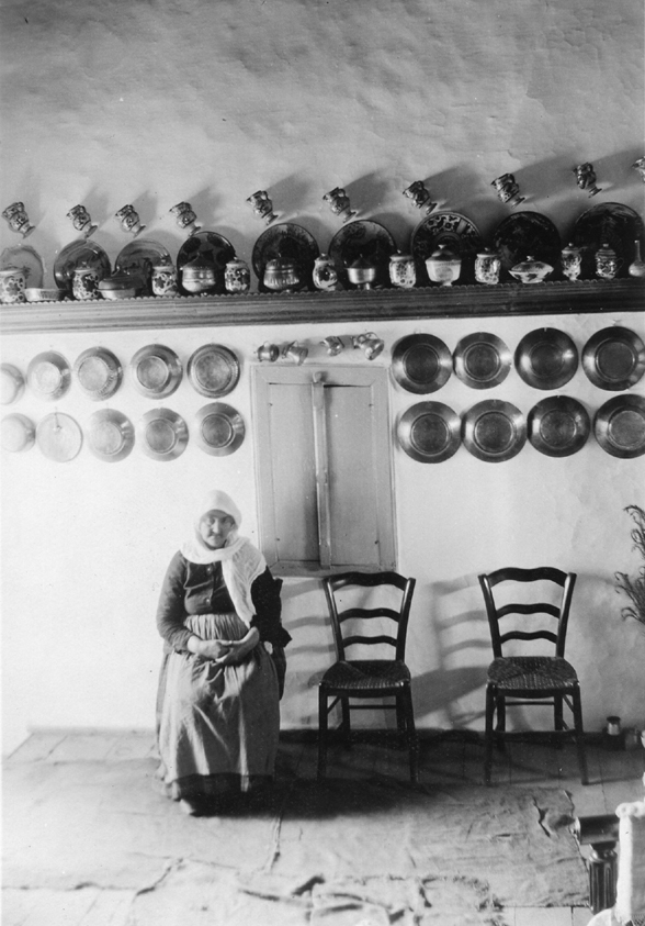 Skyros, house interior, 1931. ASCSA, Dorothy Burr Thompson